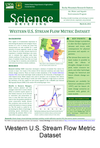 Western US Stream Flow Metric Dataset